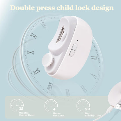 Safety Electric Nail Clipper Automatic Thick Nails Trimmer Professional Tool US