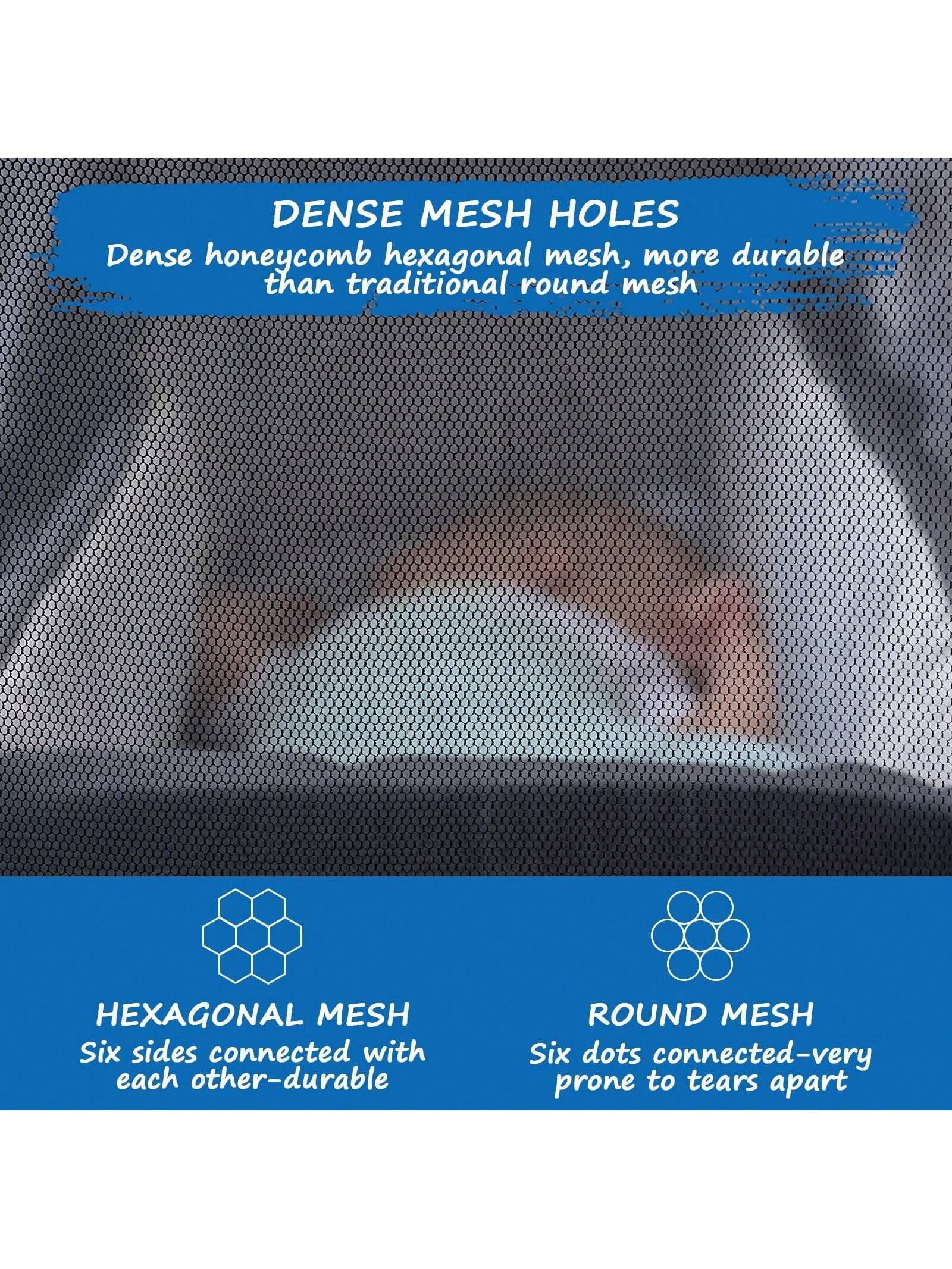 Portable & Durable Baby Mosquito Net – Fits Strollers, Bassinets, Cribs & Travel Cots, Lightweight Insect Protection for Infants